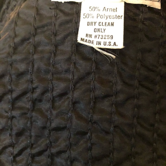 Boukhara Vintage 80’s Black Sequins Open Front Jacket Small Christmas New Years - Picture 6 of 6